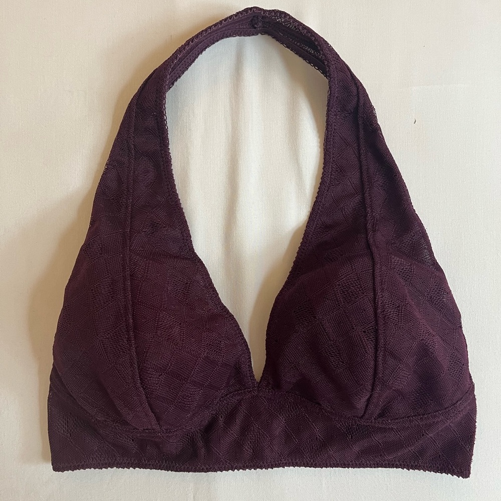 Urban Outfitters Plum / Purple Halter Bralette  | Small